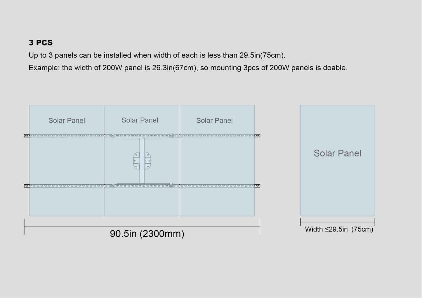 ECO-WORTHY Solar Panel Single Axis Tracking System With Controller