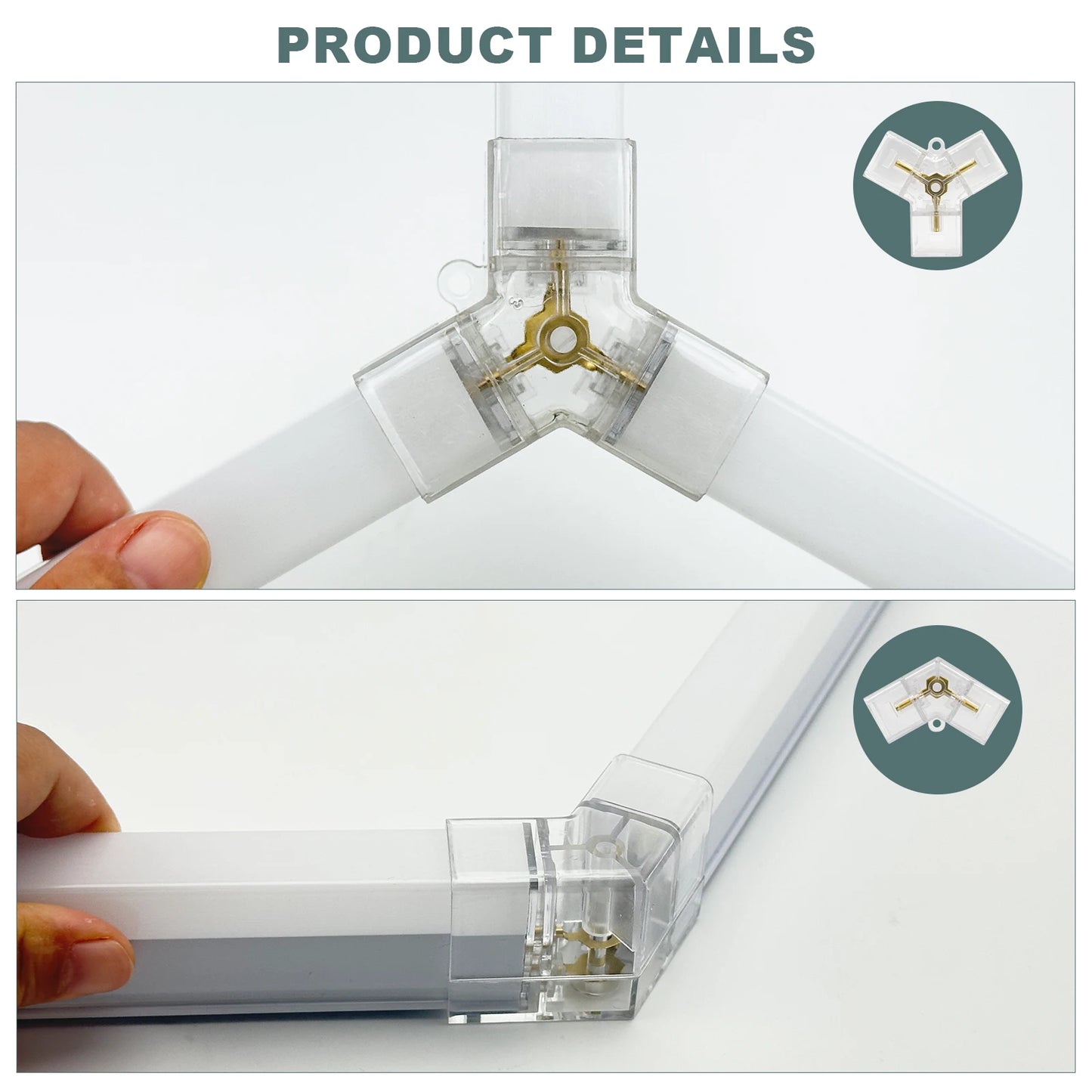 MIXJOY Hexagon Led Garage Lights Hex Grid Ceiling Fixtures