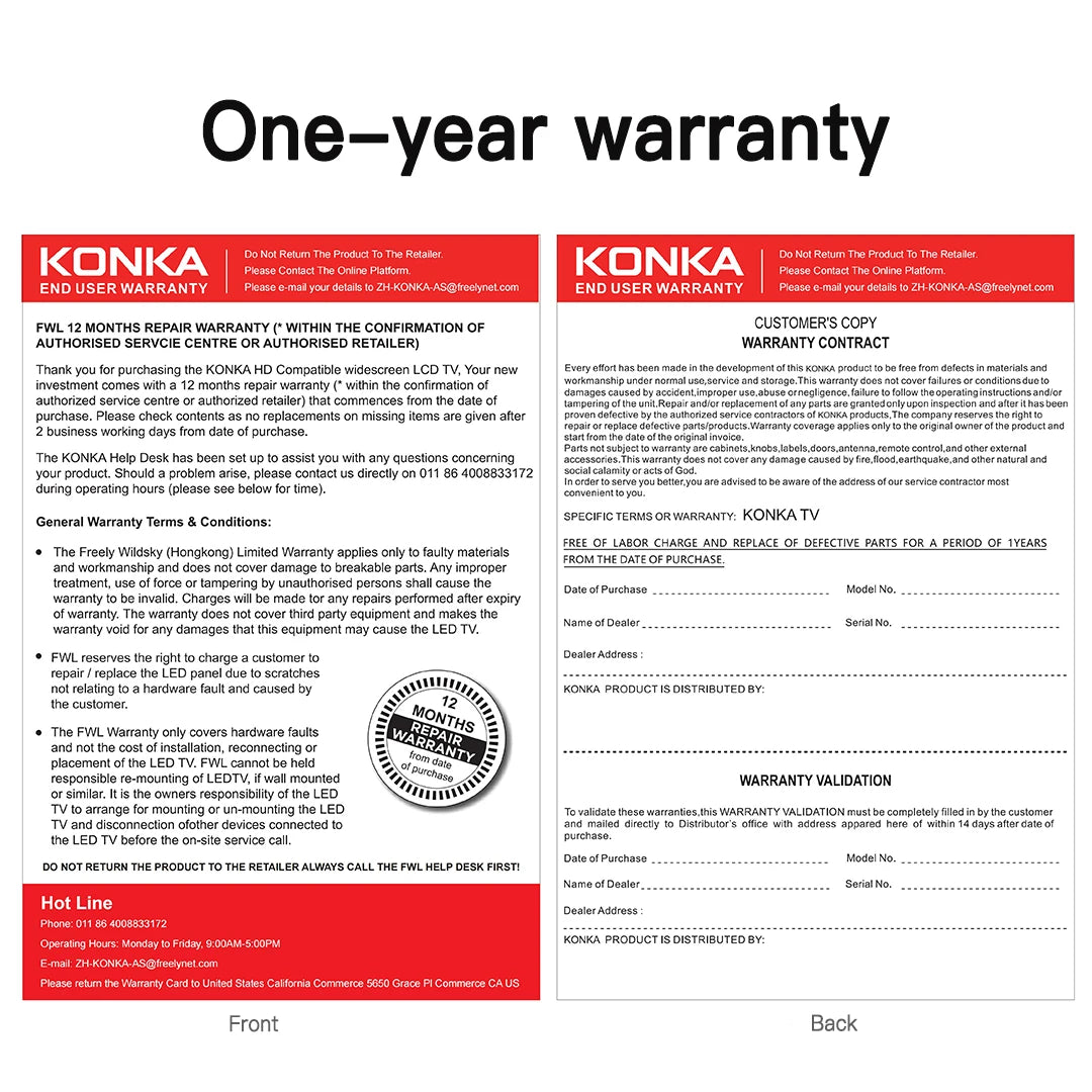 KONKA Smart TV Tizen OS 30W Soundbar HDR Theater Audio