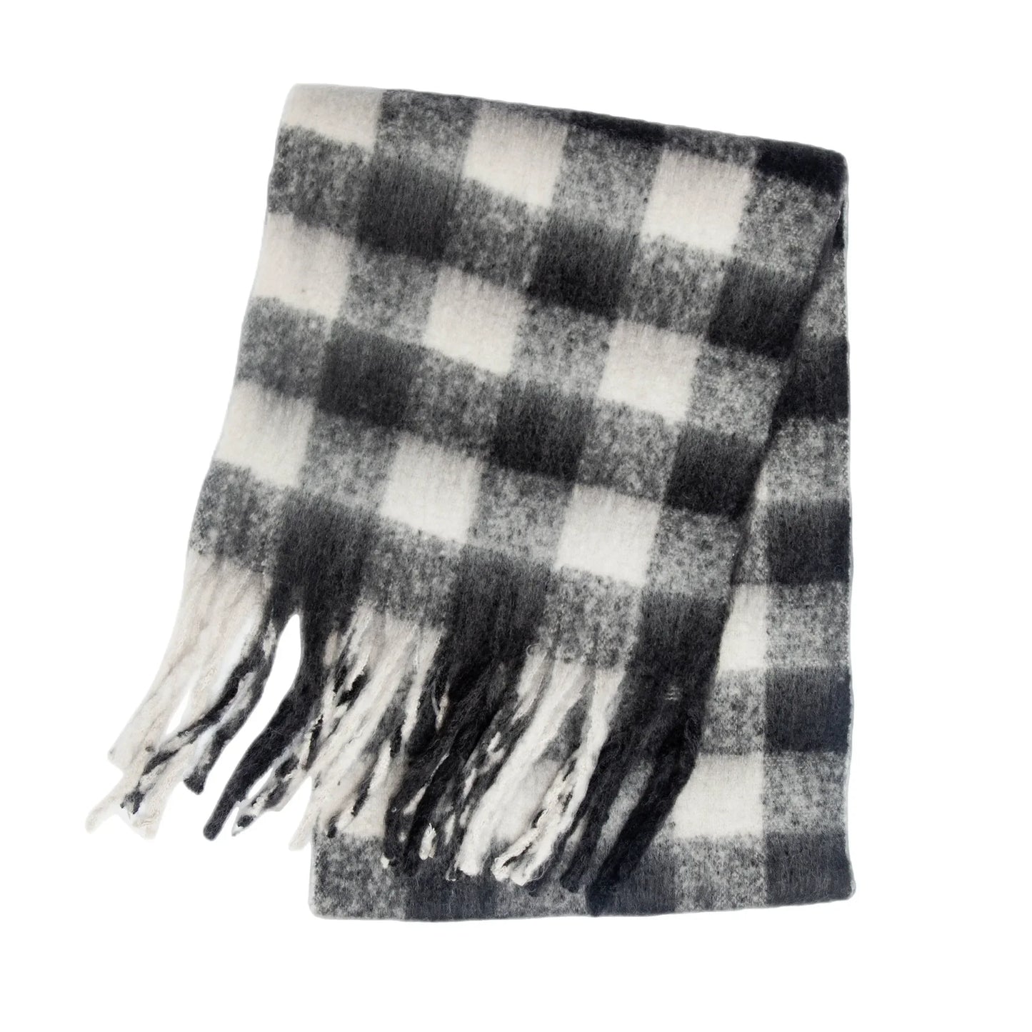 SENAIFEICN Winter Thick Warm Scarf Women Polyester Shawl
