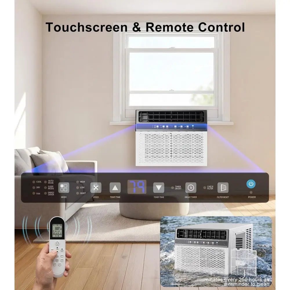 UShaped Window Air Conditioner 12000 BTU 6in1 Unit