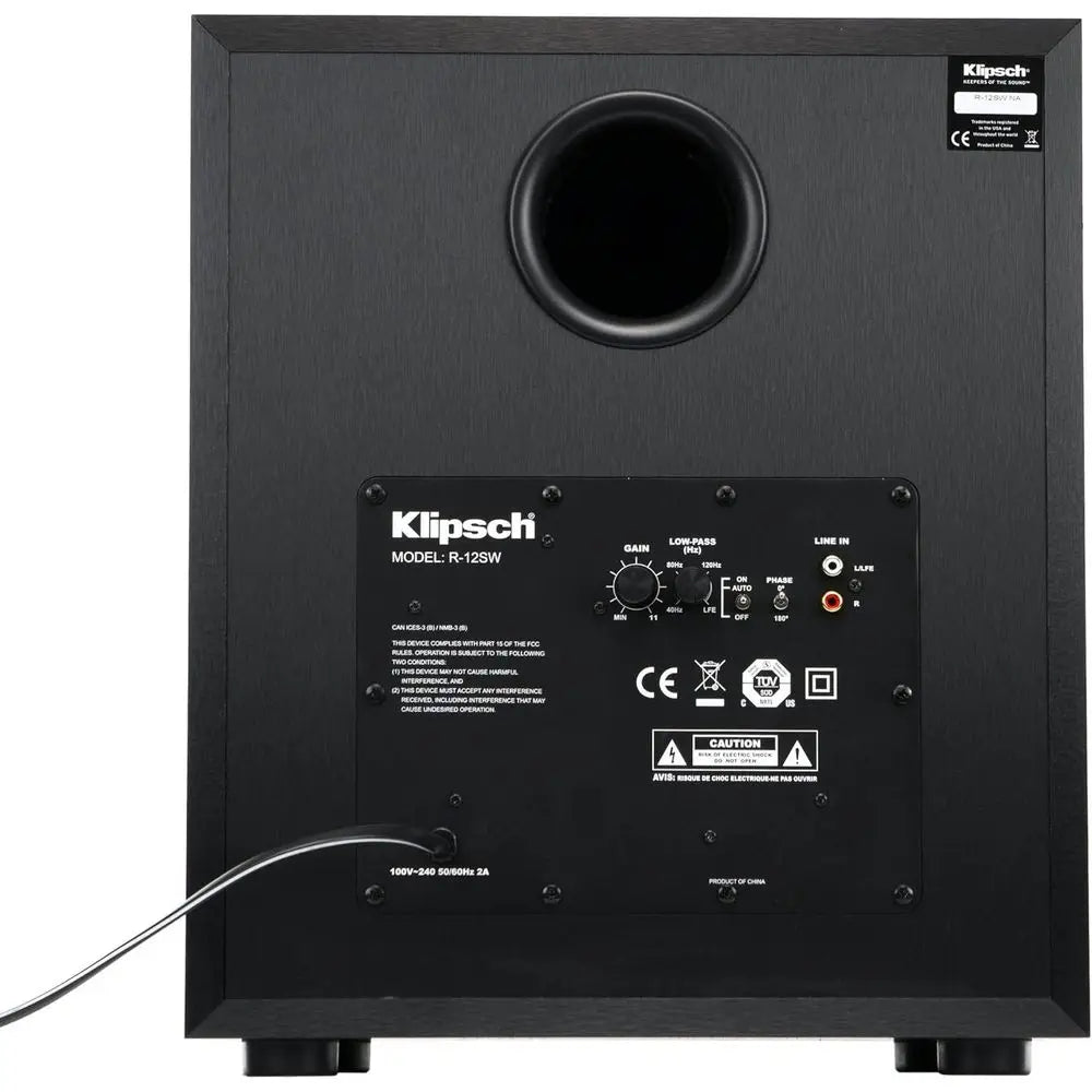 Copper Voice Coil Subwoofer 400W Amplifier Compact Bass Speaker