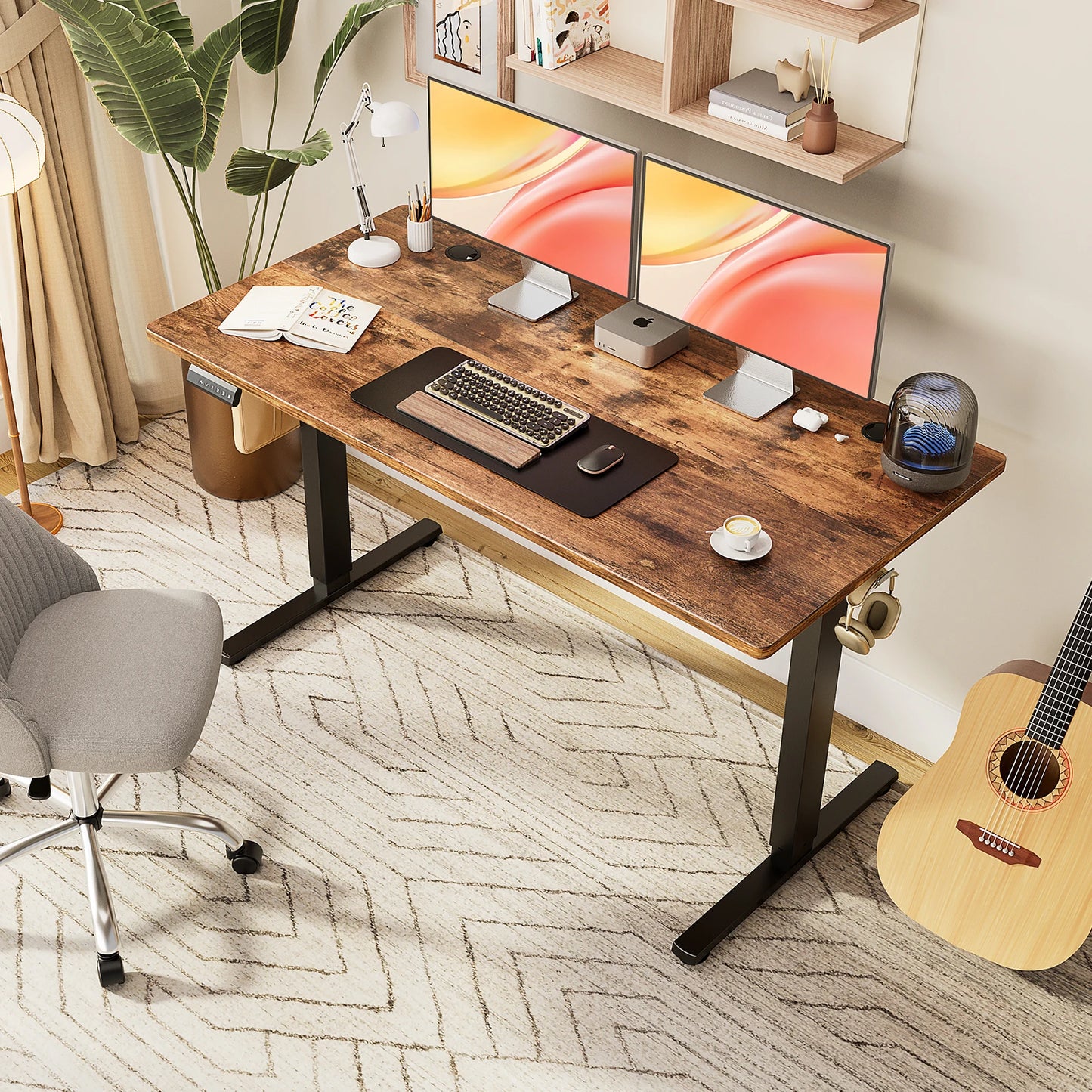 JHK Electric Standing Desk Height Adjustable Ergonomic Computer Desk