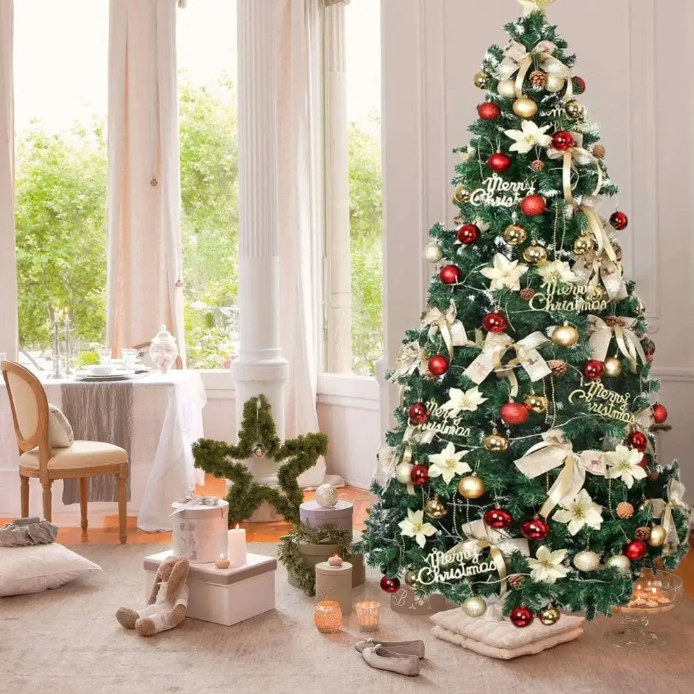 Christmas Pencil Tree With Iron Base Thick Branch Tips