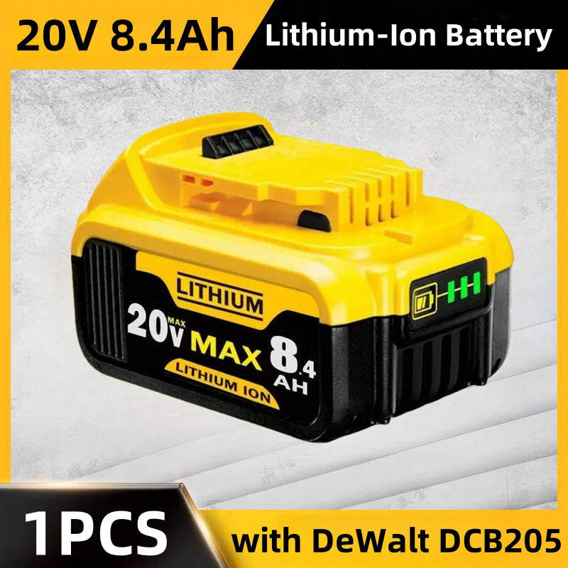 Hign-concerned 8.4Ah Replacement Battery for DeWalt 20V DCB Series
