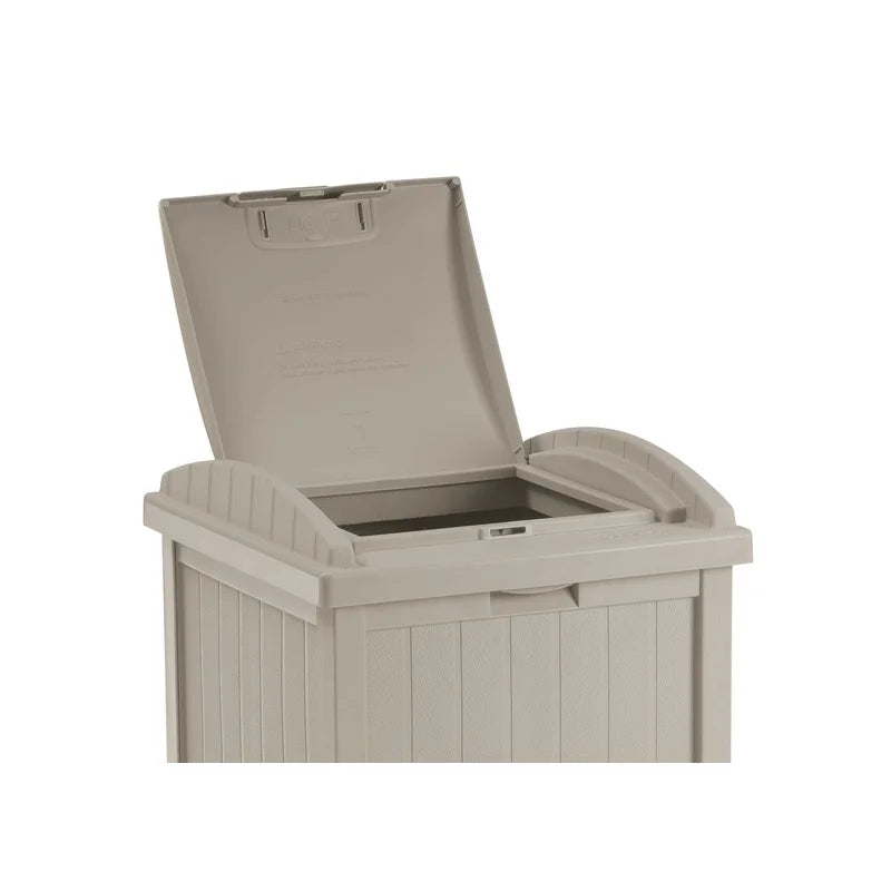 XMSJ Durable Outdoor Hideaway Trash Can With Security Lid