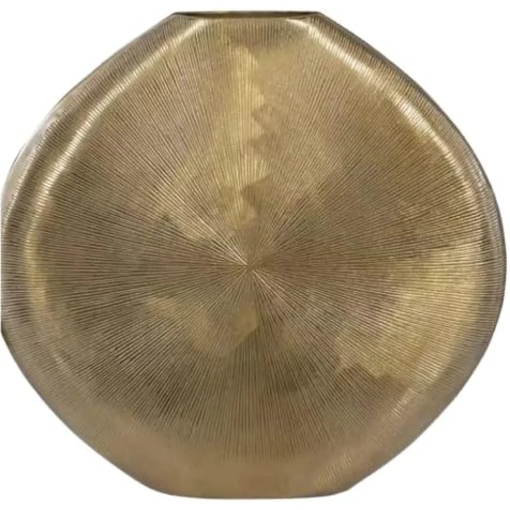 Hign-concerned Metal Vase Sunburst Modern Decor Home Accent
