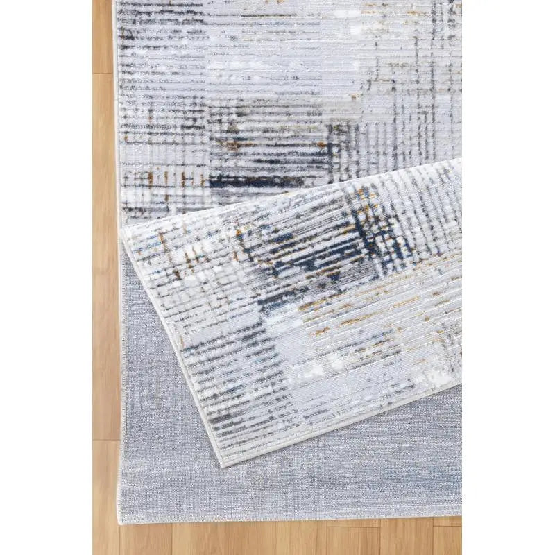 Hign Concerned Chemical Nova Striped Acrylic Multi Area Rug