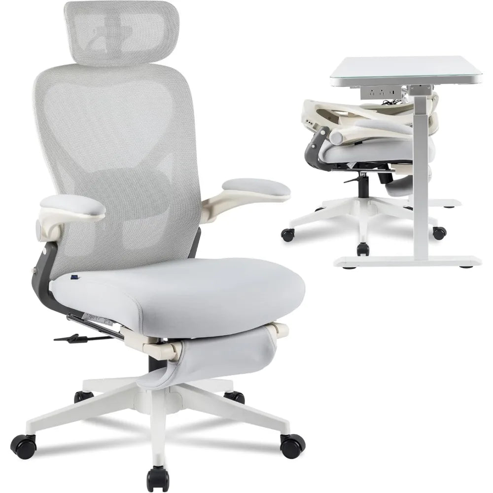 Foldex Ergonomic Office Chair With Lumbar Support Armrests