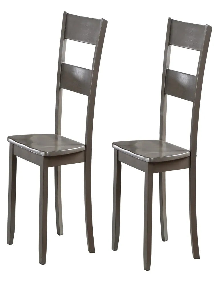 General Use Transitional Dining Side Chair Ladder Back Wood