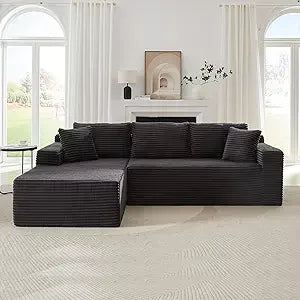 DAFIFY Boneless Sectional Couch With L Shaped Chaise