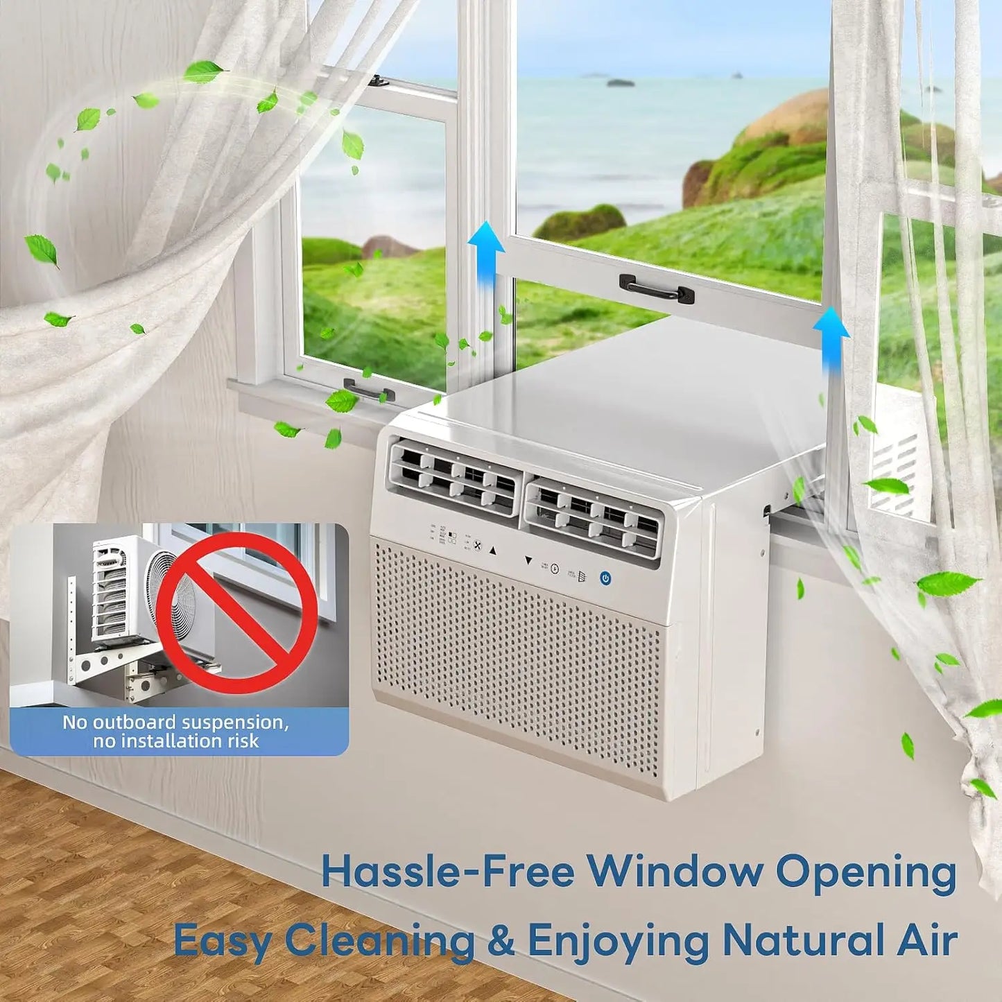 12000 BTU Window Air Conditioner 6 In 1 Cooling Unit