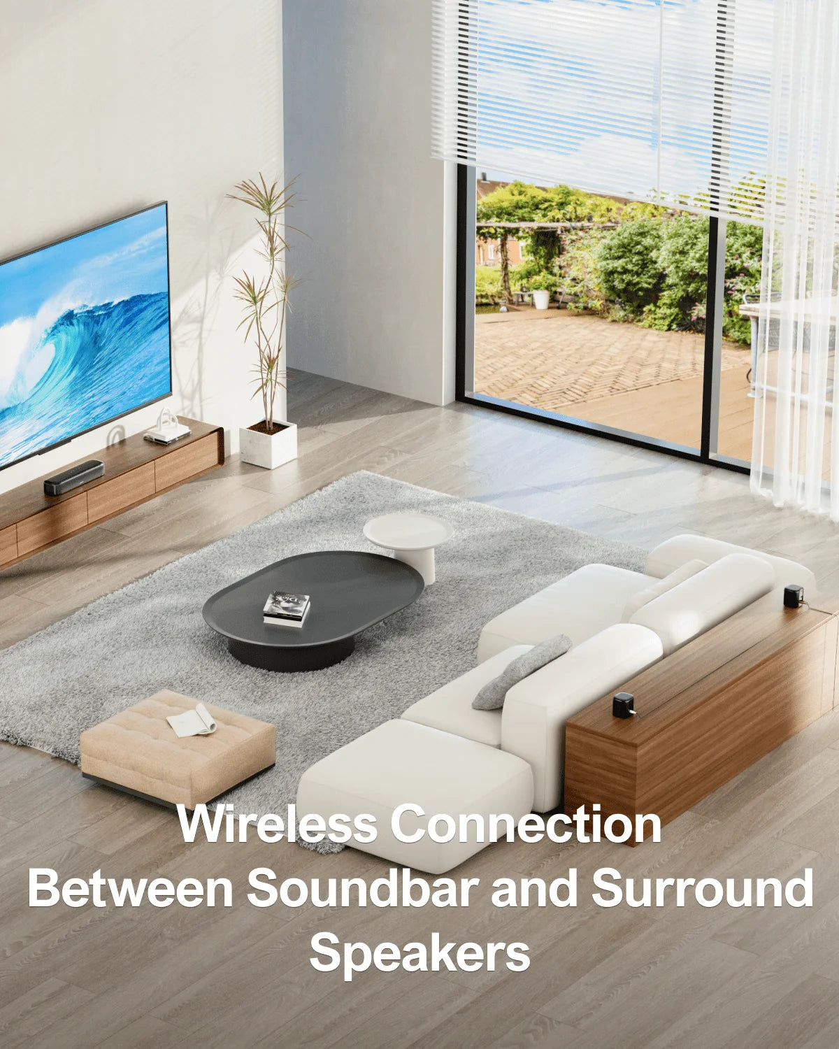 ULTIMEA Five One Virtual Surround Sound Bar For Smart TV