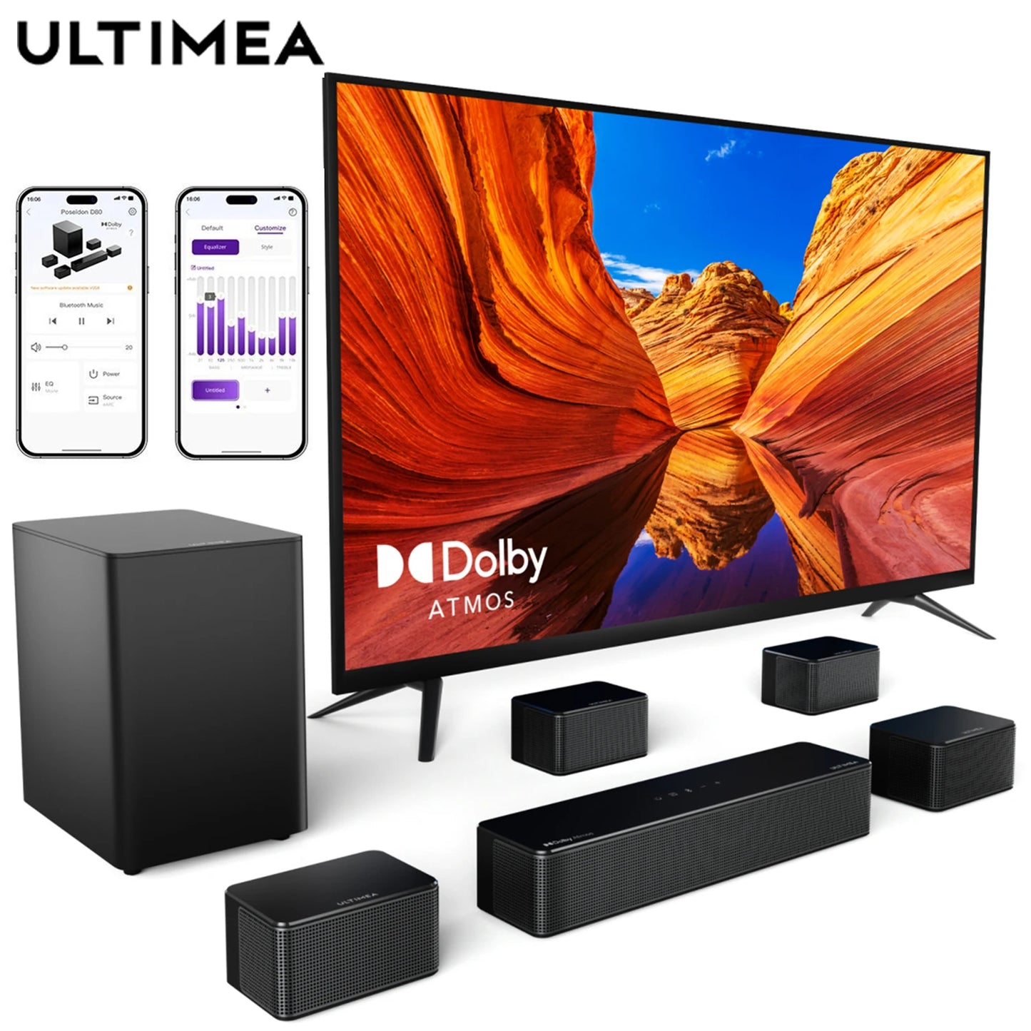 Ultimea 7 1 Surround Sound System with Dolby Atmos Pro