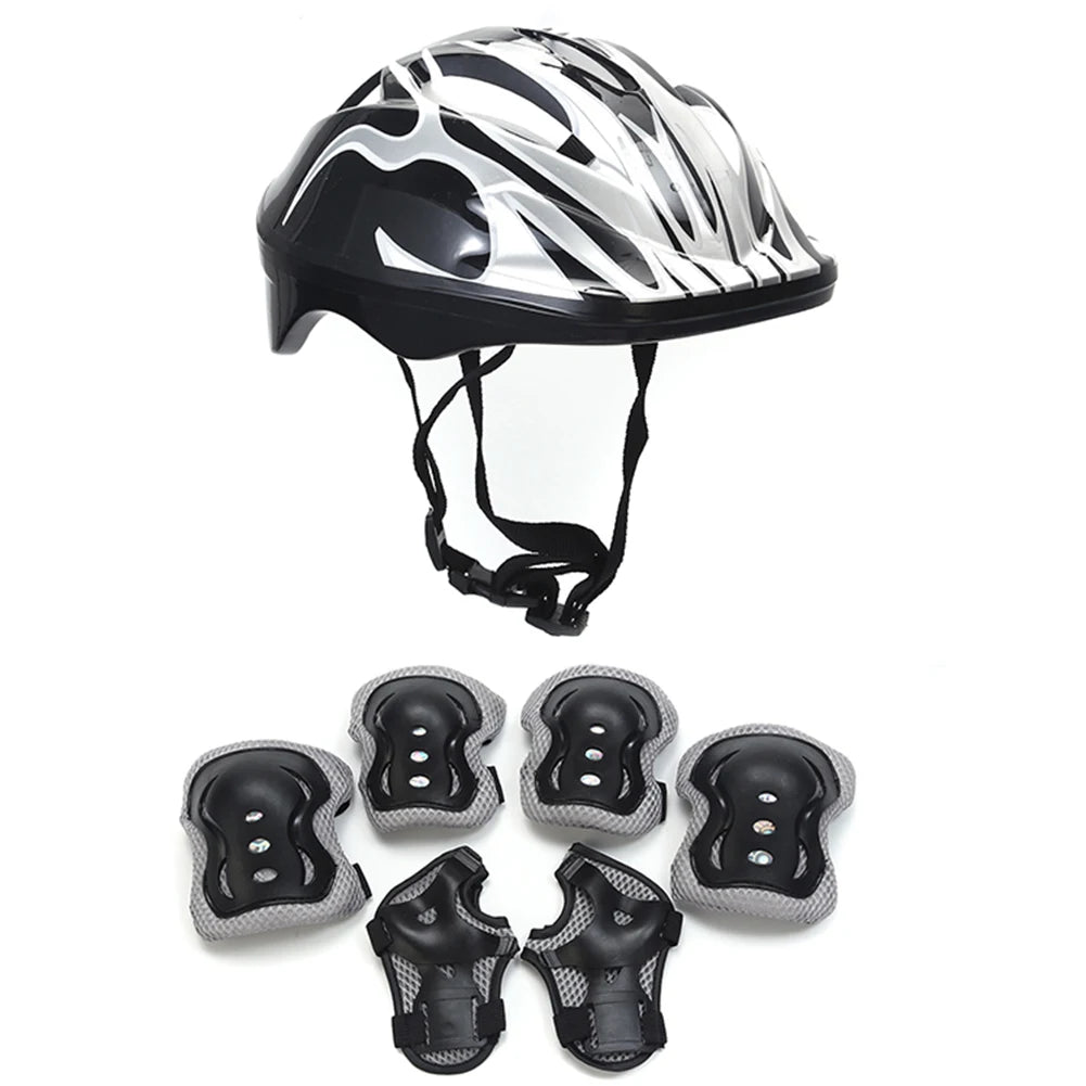 VKTECH Kids Bike Helmet And Protective Gear Set For Bicycle