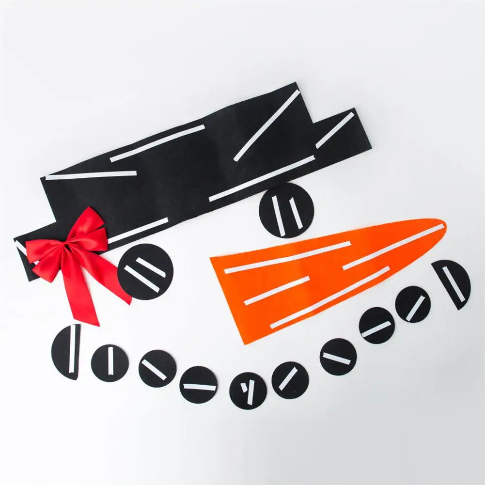 Christmas Snowman Felt Decorations 16Pc Set For Home Decor