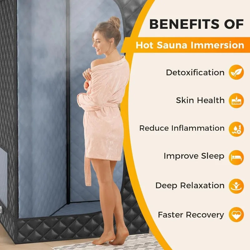 Hign-concerned Portable Home Sauna Box With 9 Levels