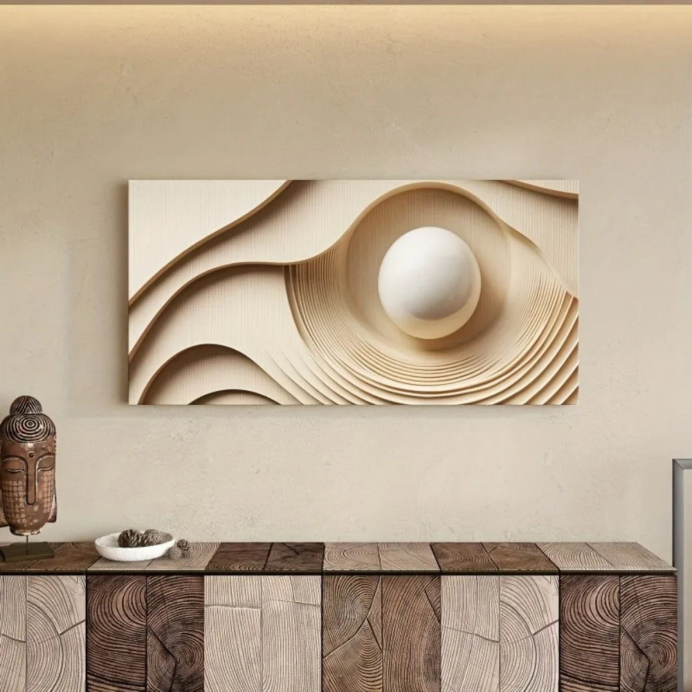 Hign-concerned Abstract Canvas Mural for Living Room
