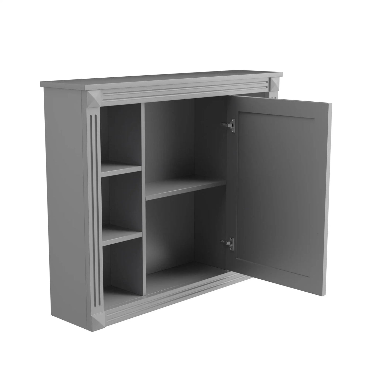 Hign Concerned Wall Mounted Bathroom Cabinet With Mirror