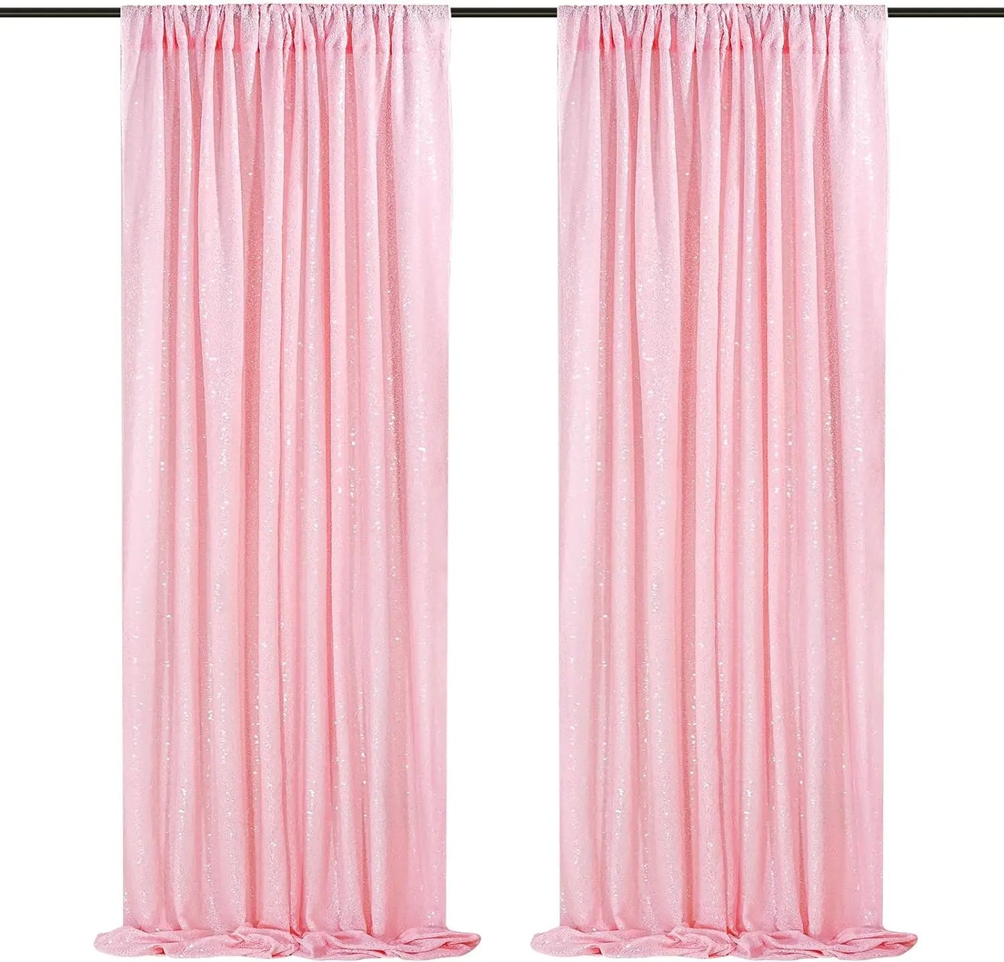 Hign-concerned Sequin Backdrop Curtain for Party Decor