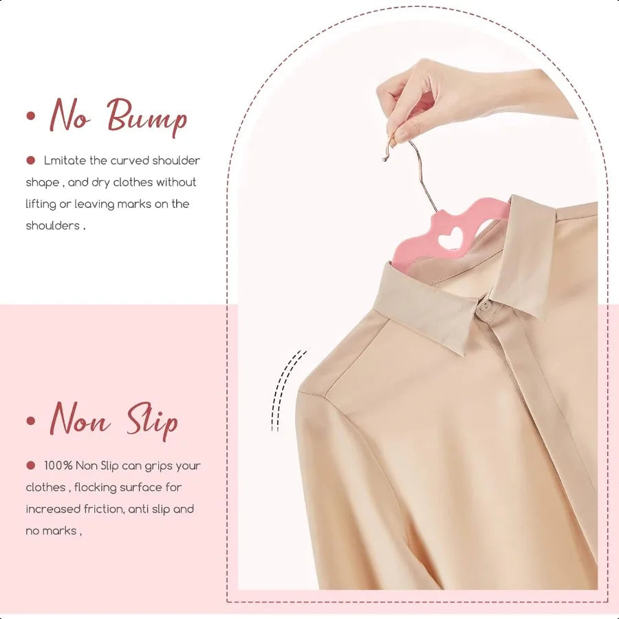 Veet Hangers 60 Pack Non Slip Hangers Ultra Slim Coat