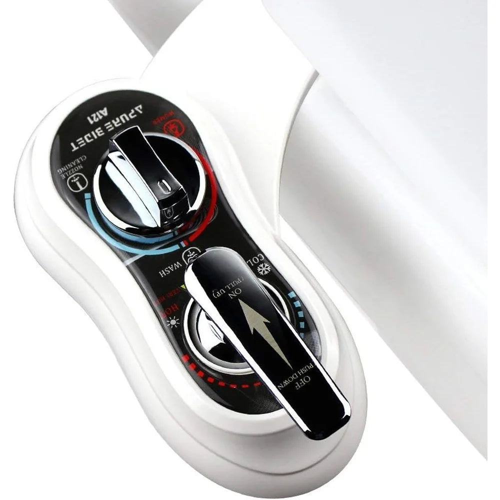 XMSJ Hot Cold Bidet Attachment Self Cleaning Dual Nozzle