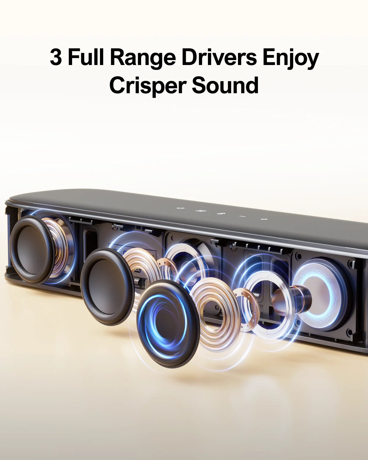 ULTIMEA 250W 5.1 Soundbar Subwoofer And Surround Speakers