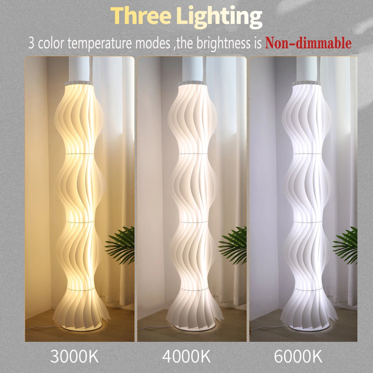 LUVODI LED Floor Lamp Dimmable Decorative Standing Light
