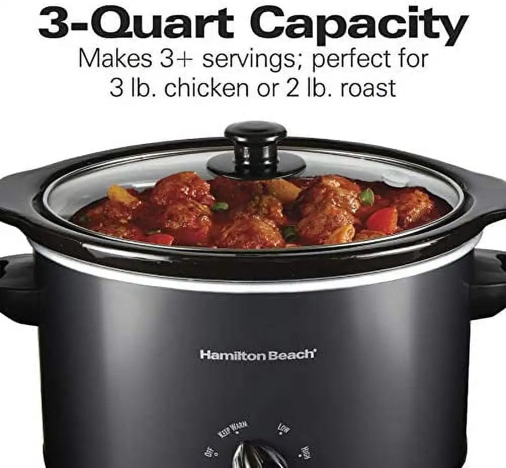 Iosn Slow Cooker With Digital Timer Control Ceramic Pot