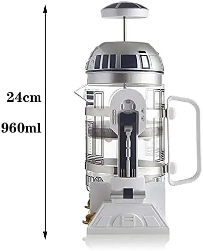 Iosn French Press Insulated Stainless Steel Coffee Maker