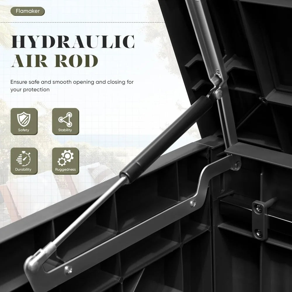 Hign-concerned Resin Deck Box Storage Imitation Wood