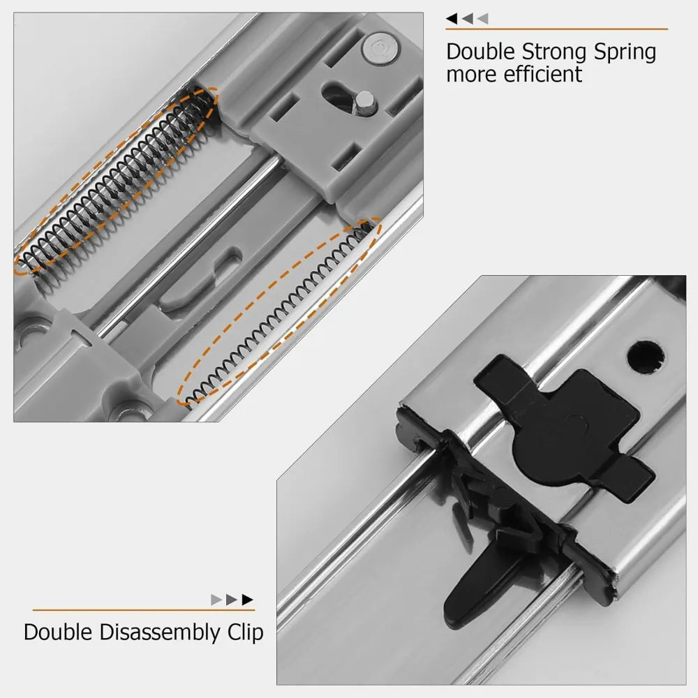 Hign-concerned Soft Close Drawer Slides Ball Bearing