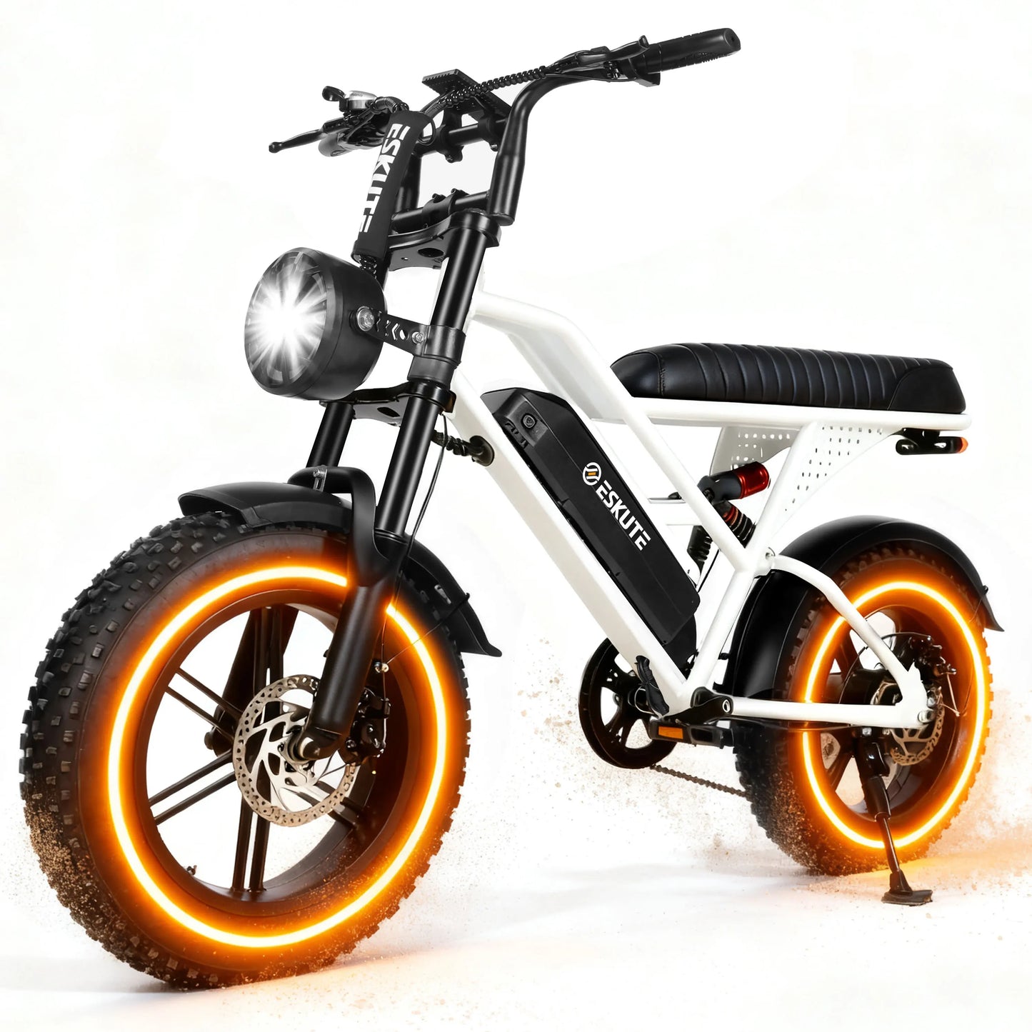 Eskute V100 Electric Bike 1500W Peak 28 MPH Dual Suspension