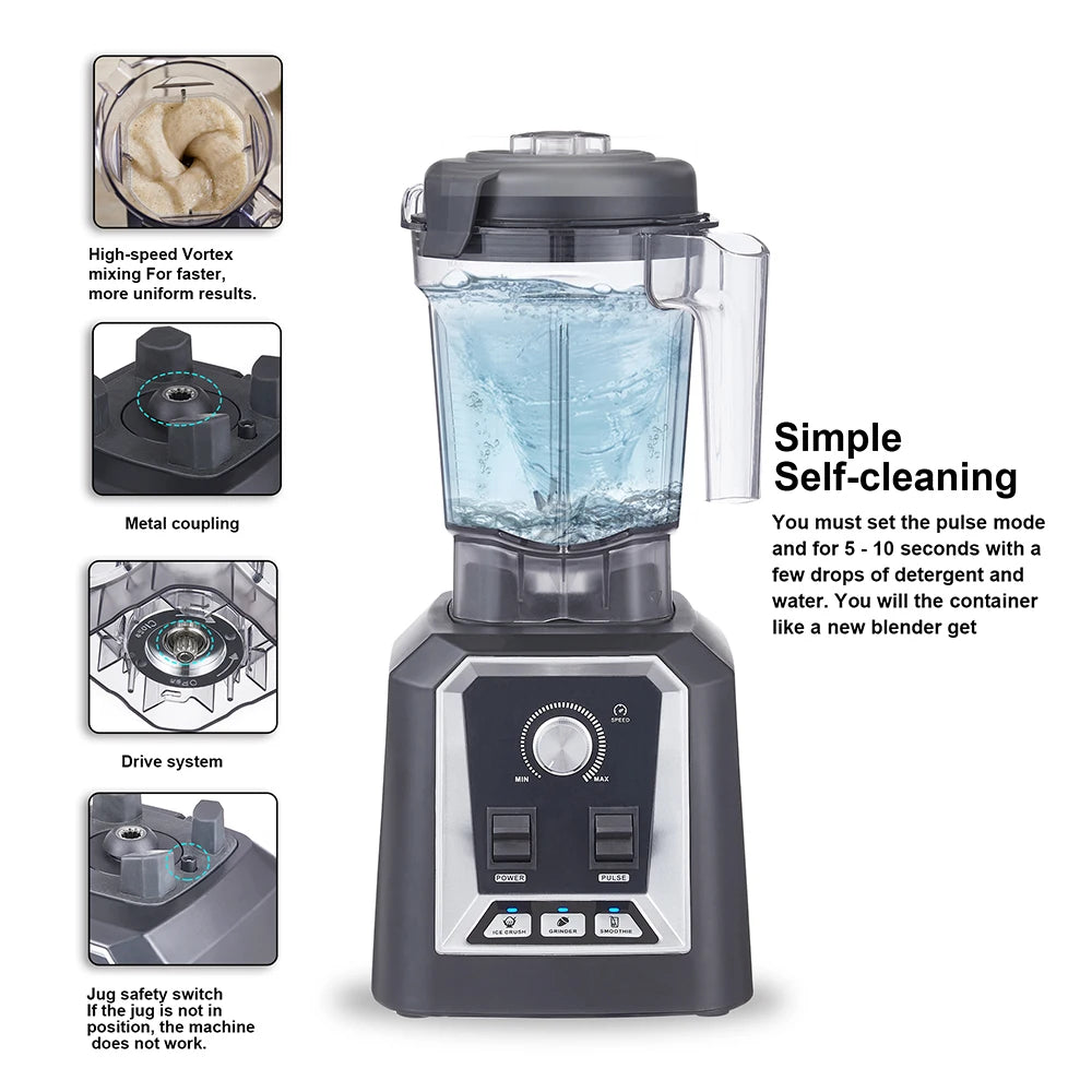Biolomix Automatic Blender For Smoothies Ice Crushing