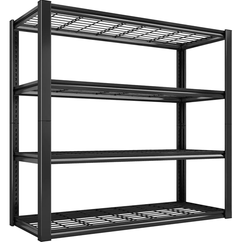 Hign-concerned Heavy Duty Garage Shelving Four Tier Rack