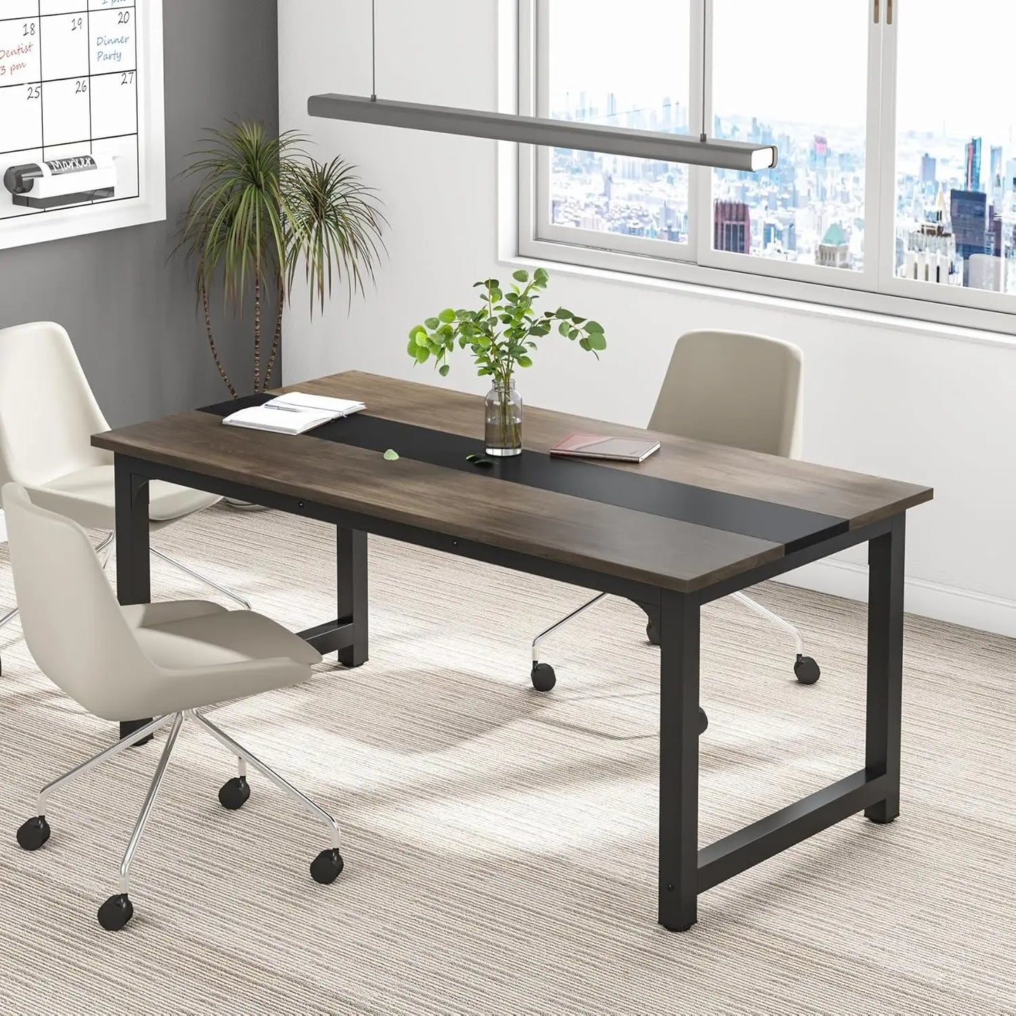 LITTLE TREE Executive Desk For Modern Home Office Workspace