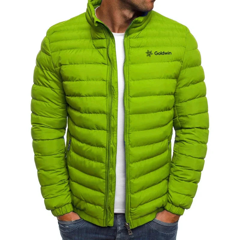 CN Hunan Jiangxi Mens Zippered Winter Jacket Outerwear