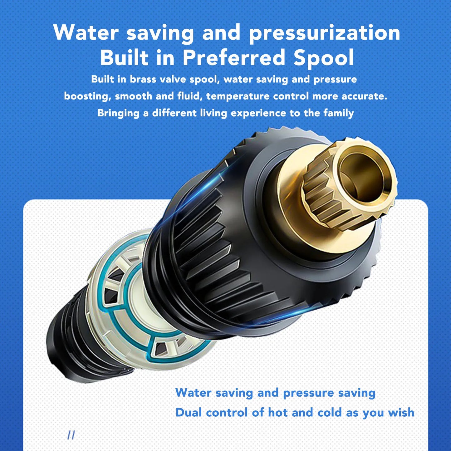 Topincn Shower Head Set With Handheld Sprayer Rainfall