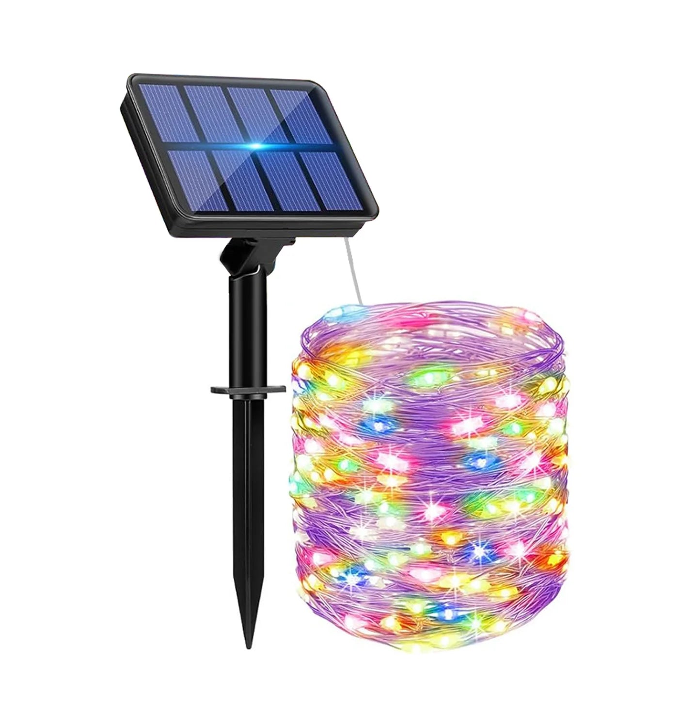 IRILUCN Solar LED String Lights Outdoor Garland Lamp