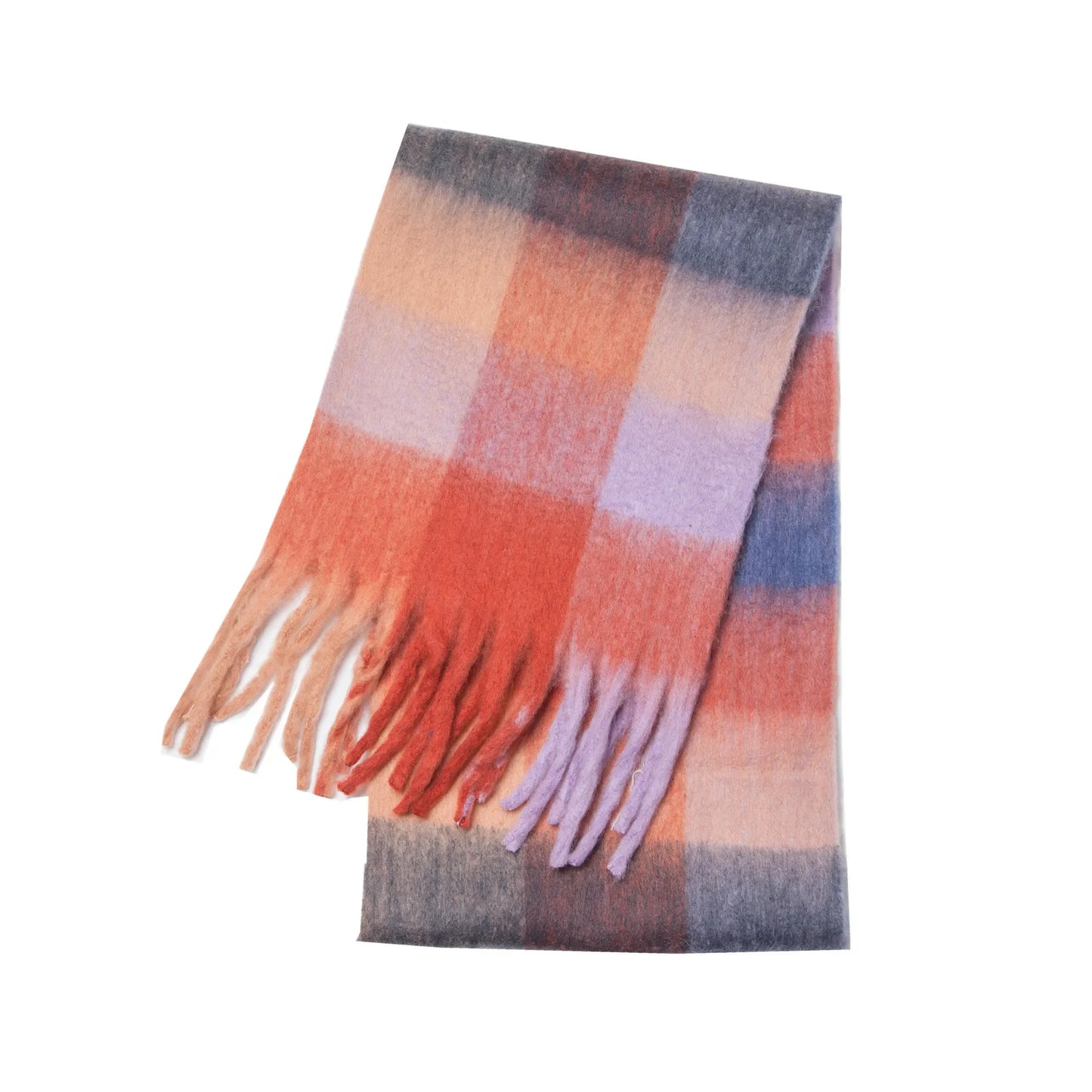 SENAIFEICN Winter Thick Warm Scarf Women Polyester Shawl