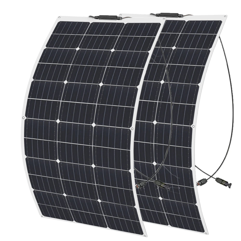 Xinpuguang Solar Panel Kit 12V 100W 200W Flexible 24V