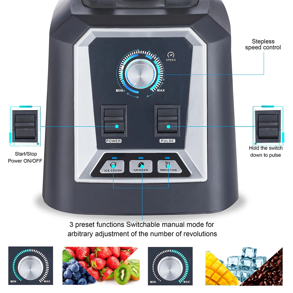 Biolomix Automatic Blender For Smoothies Ice Crushing