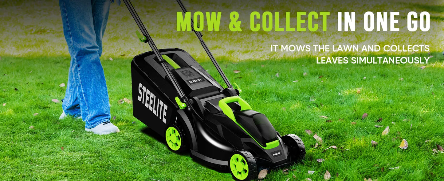 Deli 2in1 Cordless Electric Lawn Mower With 21V Battery