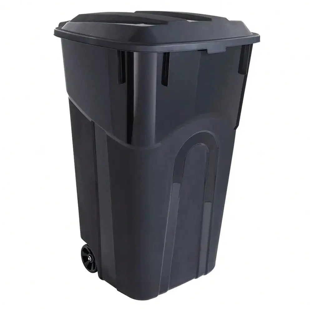 Guangdong Heavy Duty Plastic Trash Can On Wheels With Lid