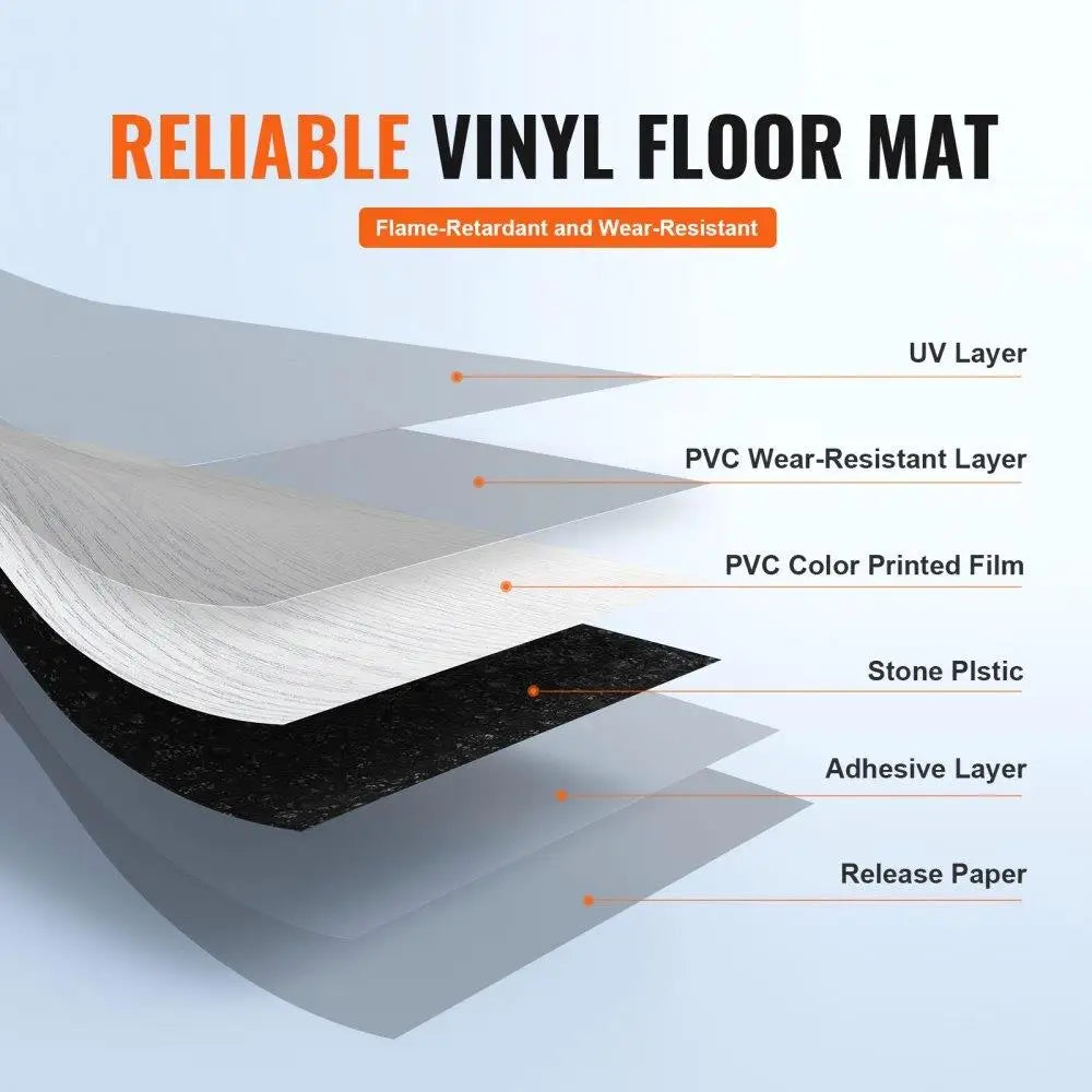 Hign-concerned Self Adhesive Vinyl Floor Tiles Wood Grain