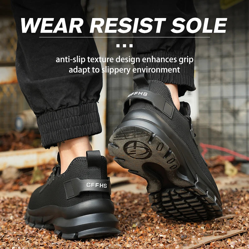Soft Sole Safety Shoes Breathable Anti Smash Puncture