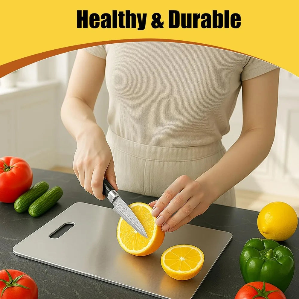 Titanium Cutting Board Set Three Pieces Durable Double Sided