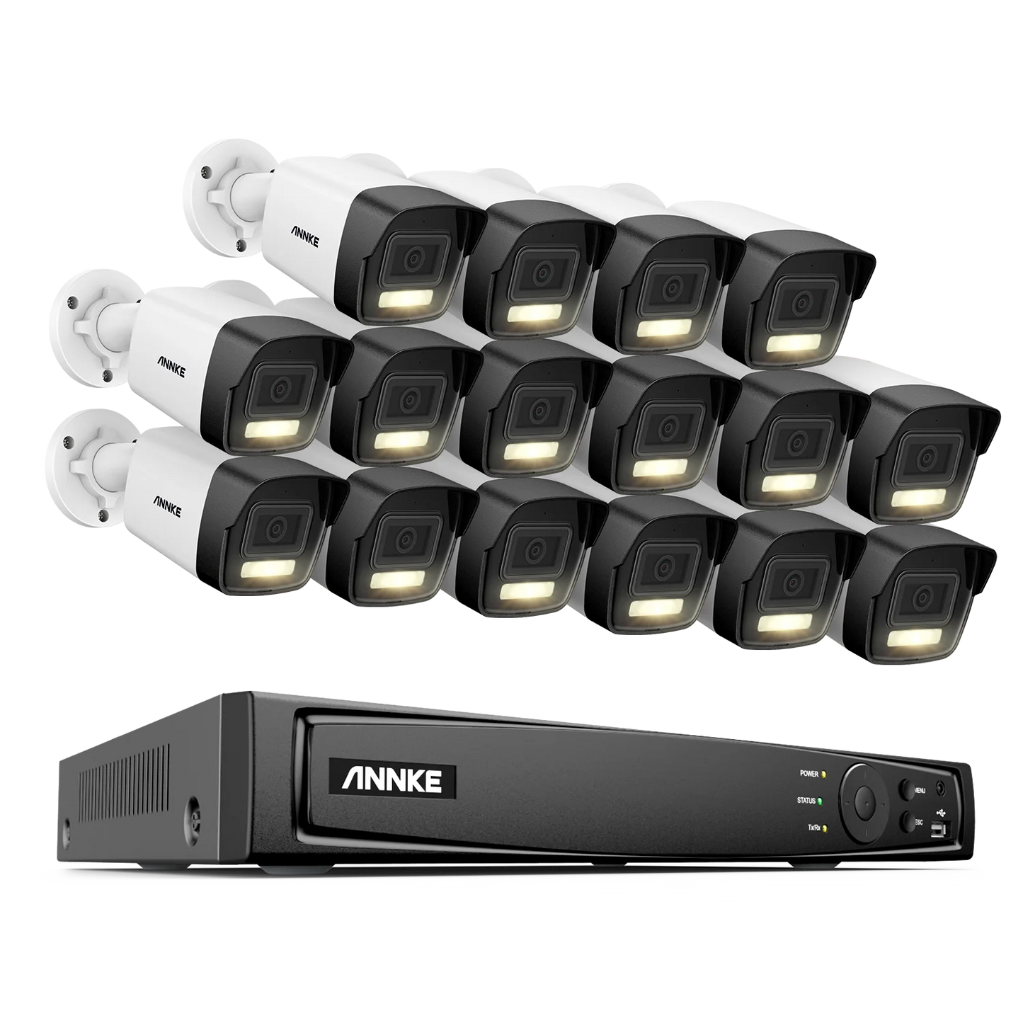 ANNKE 16 Channel NVR 12MP HD IP Security Camera System