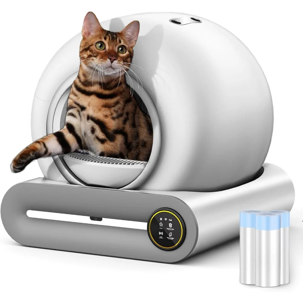 Automatic Cat Litter Box Robot For Multiple Cats App Control