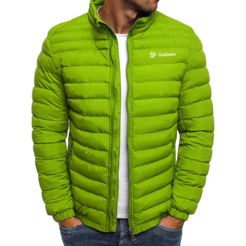 CN Hunan Jiangxi Mens Zippered Winter Jacket Outerwear